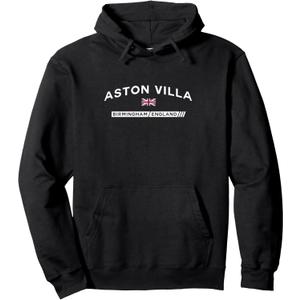 Aston Villa Town of Birmingham, England UK Pullover Hoodie, Medium