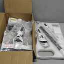 Cordless Vacuum Cleaner, 80,000 RPM Motor and Power Filtration, Stick Vacuum with 2200 mAh Battery, 35 Mins Worktime, 2 Modes, Rotated Multi-Heads, Height-Adjustable Vacuum for Home (Gray Nickel)