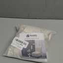 Armless Accent Slipper Chair Cover Slipcover, Stretch Spandex Removable Jacquard Fabric Non-Slip Cover for Accent Chair Without Arms Furniture Protector for Living Dining Room(Beige, 1)