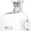 CUHIOY Wall Mount Holder for eero pro 6/6e, Sleek Secure Wire Organizer for Wi-Fi System, Plug and Play, Durable ABS Material (White, 1-Pack)