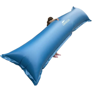 LIBERECOO 4'x15' Pool Pillow for Above Ground Pool, winterize Closing kit Winter Pillow.Super Durable & Strong Cold Resistant Easy Centering,2 Ropes Included