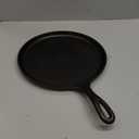 Lodge L9OG3 Cast Iron Round Griddle, Pre-Seasoned, 10.5-inch - Made in USA, Compatible with Stovetop, Oven, Grill & Campfire