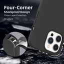 K TOMOTO Compatible with iPhone 13 Pro Max Case for Women, [Drop Protection] [Anti-Fingerprint] [Anti-Scratch] Shockproof Soft-Touch Silicone Phone Case for iPhone 13 Pro Max 6.7", Black