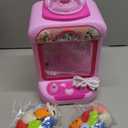 Marlrin Claw Machine for Kids, Mini Vending Machine Girls Unicorn Toys, Candy Grabber Prize Dispenser with Sound & 20 Mini Plush Toys, Electronic Arcade Game Indoor Toy for Home Party Birthday Gifts