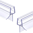 2 Pack Shower Door Bottom Seal 3/8" x 36" Glass Door Seal Strip