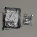 24 PCS 1/4 UNC Thread Adjustable Furniture Levelers Screw in Threaded, Steel Screw Feet Leveling Legs Screw On w/T-Nuts Glide for Table, Chair, Furniture Leg (1/4-20UNC Thread)