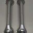 TAILI Grab Bars for Bathtubs and Showers 2 Pack Suction Grab Bar, Heavy Duty Shower Handle Removable Bath Handrails for Seniors and Elderly, Bathroom Safety Grip No Drilling Waterproof,Grey (16.8", Gray)