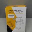 Electric Foam Sprayer Car Wash, 60PSI Foam Sprayer Auto Pressurized with 2 Nozzles(Foam/Water Stream), Built-in 7.4V Pump, 2x2000mAh Battery, for Car Wash, Window Cleaning, Garden&Home Use-68oz/2L