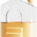 Creative Hamster Sand Bath Container with Built-in Stairs Transparent Chinchilla Dust Bath House Hamster Bathing Hamster Litter Box(Yellow)