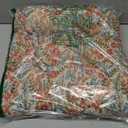 Vctops Farmhouse Floral Print Chair Cushions with Ties U-Shaped Soft Comfortable Chair Pads Non Slip Seat Cushions for Indoor Dining Room and Kitchen Chairs (Flower G,16"x16")