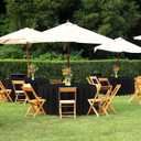 sancua 90 Inch Round Tablecloth Black, 8 Pack - Circle Polyester Fabric Table Cloth for Wedding Party Reception Banquet Birthday, Washable Formal Table Cover (Fit 30-72 Inch Tables)