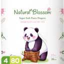 Pull-On Baby Diapers | Ultra-Slim, Hypoallergenic, Super Soft, Vegan | Size 6 (4T-5T, 33 lbs+) | 80 Count