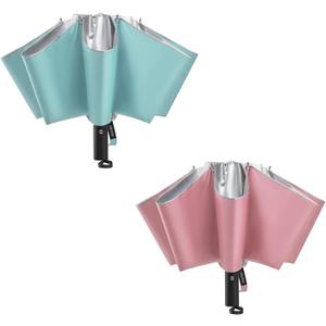 Umbrella UPF 50+ Sun Blinking 2 Pack, Color Black and White