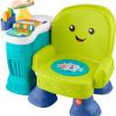 Fisher-Price Toddler Toy Laugh & Learn Song & Story Learning Chair with Music Lights & Activities for Kids Ages 1+ Years, Medium