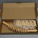 3Pcs Wood Therapy Massage Tools Lymphatic Drainage Massager Wooden Massager Body Sculpting Tools for Maderoterapia,Anti-Cellulite,Pain Relief