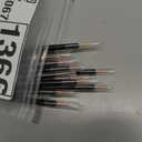 KINGMAS 100 Pack Eyeliner Brush, Disposable Ultra-fine Point Eyeliner Applicator Cosmetic Eye Wands Eye Liner Makeup Tool