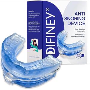Anti Snoring Device: FDA-Cleared Anti Snoring Mouthpiece Mouth Guard - Effective Anti Snore Solution for Men and Women to Reclaim Peaceful Sleep (Blue)