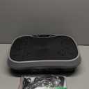 ALSO GO Vibration Plate Exercise Machine, 3 Workout Modes & 120-Level Vibration Platform for Weight Loss/Lymphatic Drainage, 400lbs Capacity Vibration Board with Resistance Bands for Full Body Workout