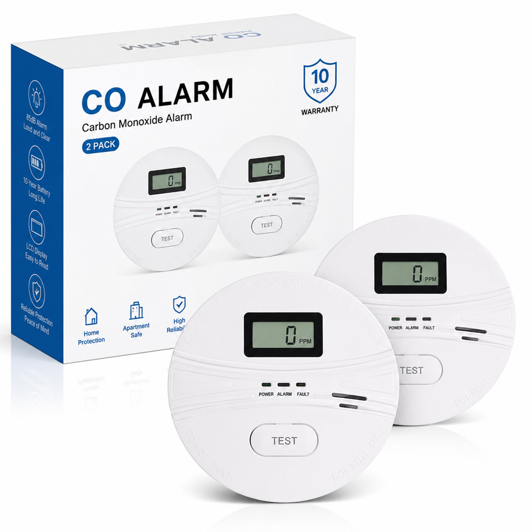 2 Pack Smoke and Carbon Alarms