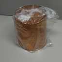 Anyoifax Small Trash Can Plastic Garbage Container Bin 1.5 Gallon Wastebasket for Bathroom, Bedroom, Kitchen, College Dorm, Office, Craft Room - Green and Amber