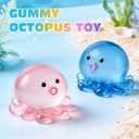 VISCOO 4 Pack Octopus Stress Balls for Adults Kids, Taba Squishy, Squishy Fidget Toys for Anxiety Stress Relief, Cute Squeeze Ball Set for Easter Basket Stuffers, Party Favors Classroom Prize Birthday
