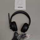 AOC Wireless Headset with Mic for Work, Bluetooth 5.4 Computer Headphones with USB-C Dongle, Clear Call Mic, 30H Battery, One-Touch Mute for PC, Laptop, Home Office, Zoom, Phones - Black