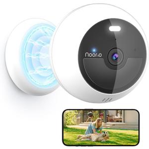Noorio Security Cameras Wireless Magnetic, 2K Indoor Outdoor Camera for Home Battery Powered, Smart Motion Detection Outdoor Pet Camera, Free Local Storage MagCam, 2.4G WiFi, B210S