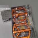 FIFTY-FIFTY Mountain Bike Pedals, Non-Slip and Aluminum Alloy Bicycle Flat Pedals, 9/16" Sealed Bearing, Lightweight and Wide Platform for All Mountain, Enduro, Downhill, E-Bike, MTB