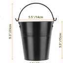 15-Pack Liners & Replacement Traeger HDW152 Drip Grease Bucket for Traeger 20/22/34, Pit Boss, etc Pellets Smoke (Black 15)