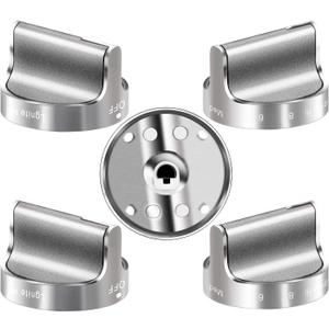 Upgraded W10766544 Gas Stove knobs Replacement for Whirlpool WFG540H0ES0 Range Oven, Replaces W10430807 W10676228 4248219 AP5958476 PS10067059 EAP10067059