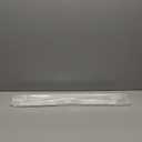 Stainless Steel Stove Gap Covers - Oven Gap Filler Kit 25.4" Between Stove & Counter Top - Heat Resistant Slide-in Range Trim Guard for Seamless Kitchen Accessories Easy Clean (White)