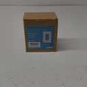 Modern Framed Single Decorator Wall Plate, 1-Gang Decorative Switch or Outlet Cover, 20 Pack White Wallplate, Impact Resistant Polycarbonate, Standard Size 3.15X 4.87