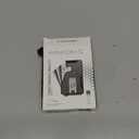 Carbon Fiber Minimalist Wallet for Men Credit Card Holder Money Clip & Cash Strap Slim RFID Mens Wallets(Matt Carbon Fiber)