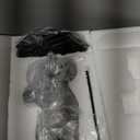 Solar Elephant Statue Garden Decor - Resin Solar Outdoor Yard Lawn Garden Statue - Unique Design Gifts for Women,Mom Elephant Lovers (Darkgrey)