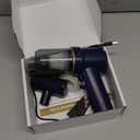 KMM Handheld Car Vacuum Cleaner, 9000Pa Vacuum Cleaner and Air Duster, 120W High Power Hand Held Vacuum with LED Light and Multi-Nozzles for Car, Home, Office, Pet (Blue)