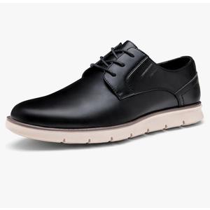 Jousen Mens Casual Shoes Simple Comfortable Casual Dress Shoes for Men 11.5, Black