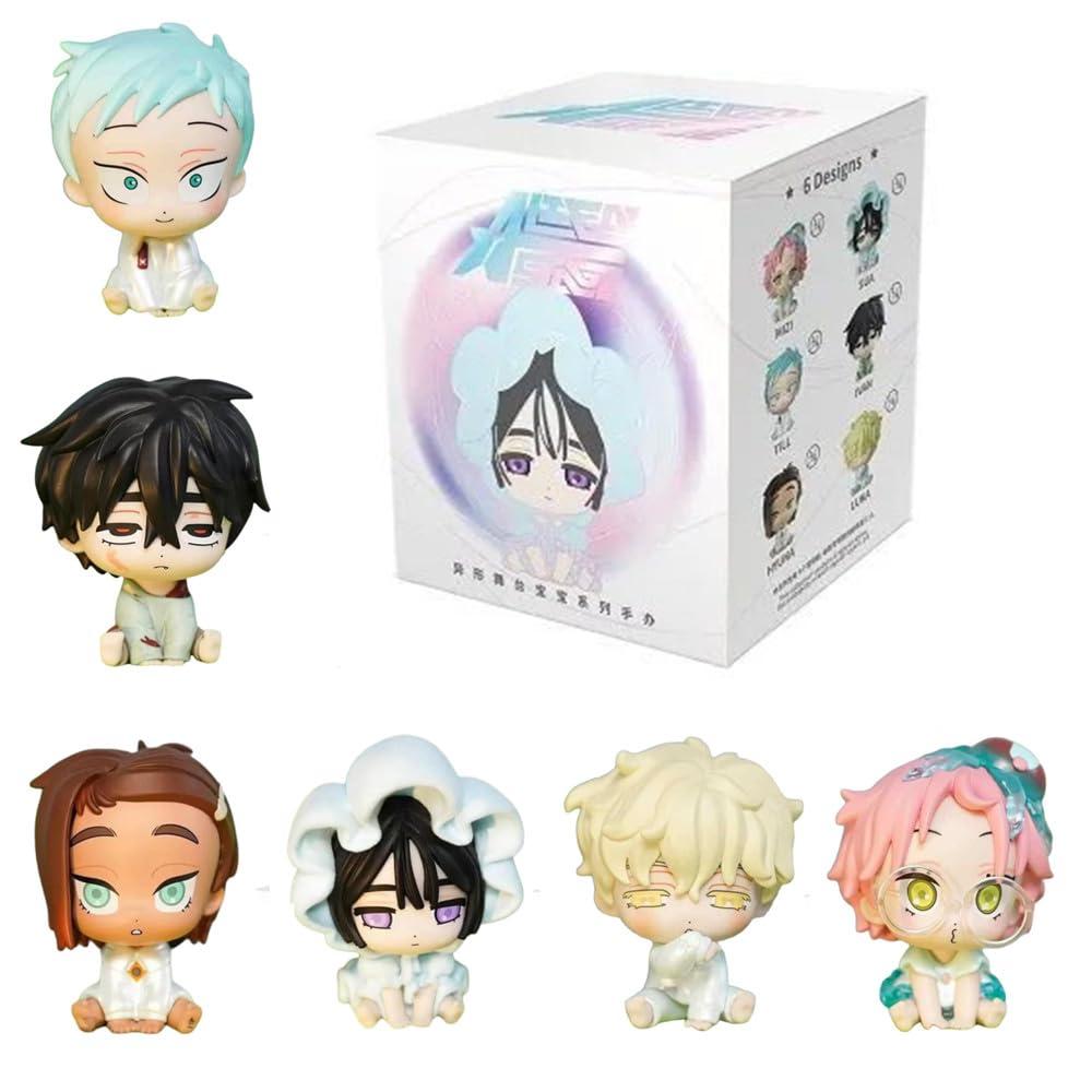 Anime Allien Stage Baby Series Figure Blind Box, Ivan Till MIZI SUA Luka Officially Licensed PVC Figure Collection Gift (Random 1pcs)