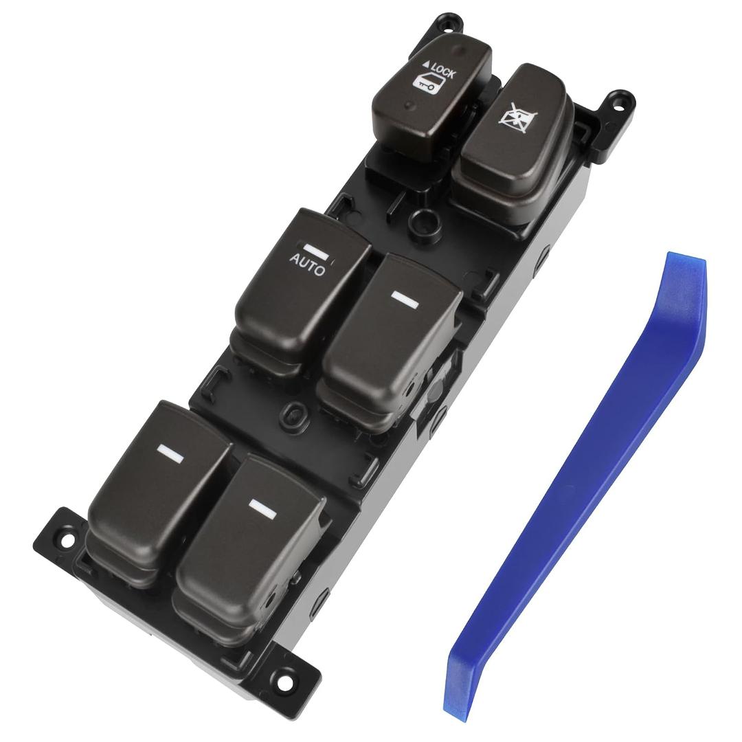 Front Driver Side Master Power Window Switch Compatible with 2009-2010 Hyundai Sonata Replace# 93570-3K600, 935703K600
