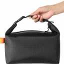 Lunch Bag for Women & Men Fresh Keep Lunch Box, Small Leakproof Cooler Bag Food Lunch Containers High Capacity Reusable Lunch Tote Bags for Work, Office, Picnic, Travel (Black)