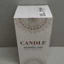 Mocalido Candle Warmer Lamp with Timer, Dimmable Adjustable Height Candle Warmer, Gifts for Mom Women, Morden Electric Candles Melter Warming Lamp, Black