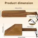 Acacia Wood Mattress Lifter Tool for Changing Sheets, Easy Lever-Action Lift & Comfort Grip, Sturdy Wooden Design for Seniors, Caregivers, Housekeepers, Daily Bed Making & Sheet Tucking
