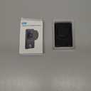 AUROX for MagSafe Wallet Stand, Magnetic Wallet Stand, for Magsafe Phone Grip Card Holder, Magnetic Card Wallet Holder with Collapsible Phone Grip, for iPhone 16 15 14 13 12 Series, Fit 3 Cards, Black