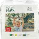 Eco by Naty Premium Nappy Pants Size 4, 8-15 Kg, Hypoallergenic and Chemical-Free Pull Ups, Highly Absorbent and Friendly Training Nappies for Boys and Girls 22 Count
