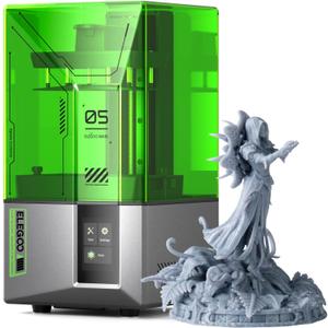 ELEGOO Mars 5 MSLA Resin 3D Printer, Resin Printer for Beginner with Auto-Leveling, Smart Mechanical Sensor, Overheat Protection, 6.6-inch 4K LCD Screen, Printing Size of 5.91 × 5.65 × 3.53 Inches