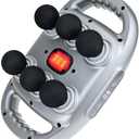 Auerllcy 6-Head Massage Gun, Professional Handheld Massager with Adjustable 9 Modes & Intensities, for Back/Legs/Waist/HIPS Full Body Muscle Relaxation Pain Relief