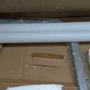 1PCS Rustproof Galvanized Steel Trailer Guide with Light, Boat Trailer Guide, 40" Adjustable Design Trailer Guide Poles, Trailer Guides with PVC Pipes
