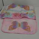 Extra Large Toddler Nap mat by Cokouchyi, Toddler Sleeping Bag with Removable Pillow, Measures 53 x 21 x 1.5 Inches, Sleeping Mat, Ideal for Daycare and Preschool Kindergarten (Butterfly)