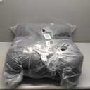 Sasttie Wedge Pillow Set, 2PCS Reading Pillow for Sitting, Bed Wedge Pillow Headborad for Sleeping, After Surgery, Acid Reflux, Leg and Back Support, with Neck Cushion, 23"x11.5"x23", Dark Grey