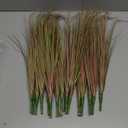 16 Bundles Artificial Plants Onion Grass Outdoor 17 Inch Tall Fake Shrubs Wheat Grass UV Resistant Greenery Stems Faux Bushes Plant for Indoor Outdoor Garden Office Home DecorLight Purple