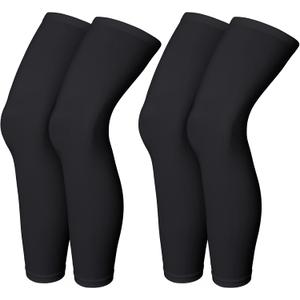 Skylety Compression Leg Sleeve Full Length Leg Sleeves Sports Cycling for Men Women, Running, Basketball
